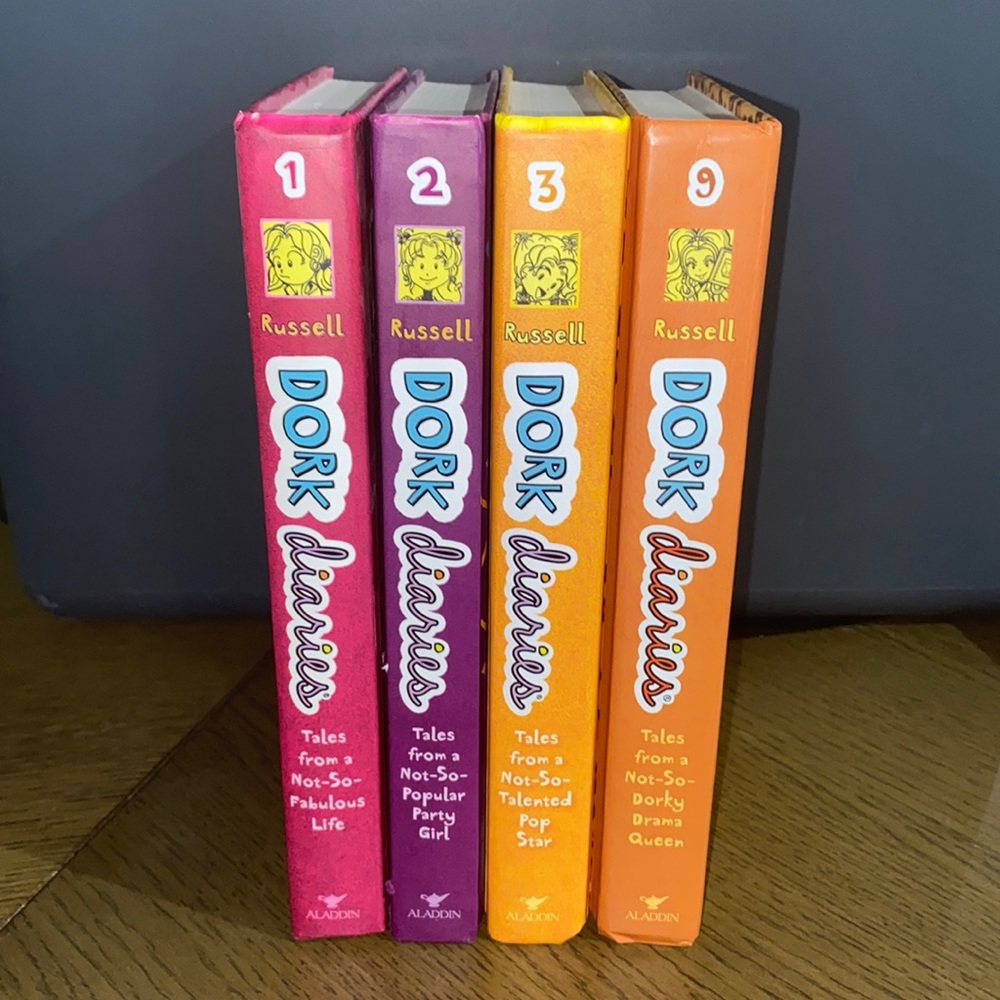 4 Dork Diaries Books